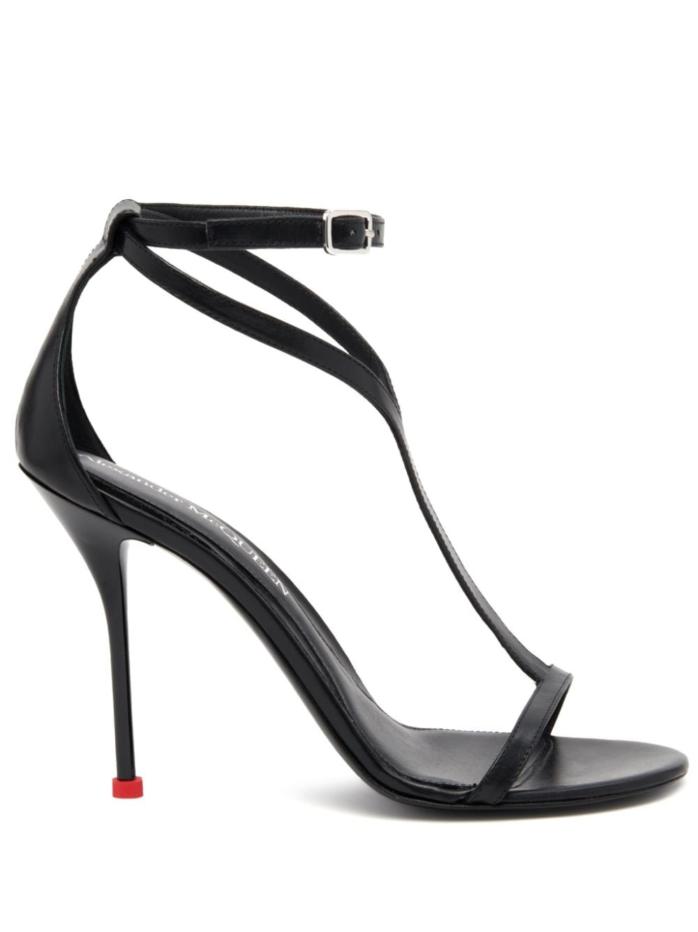 Alexander McQueen Harness 90mm leather sandals