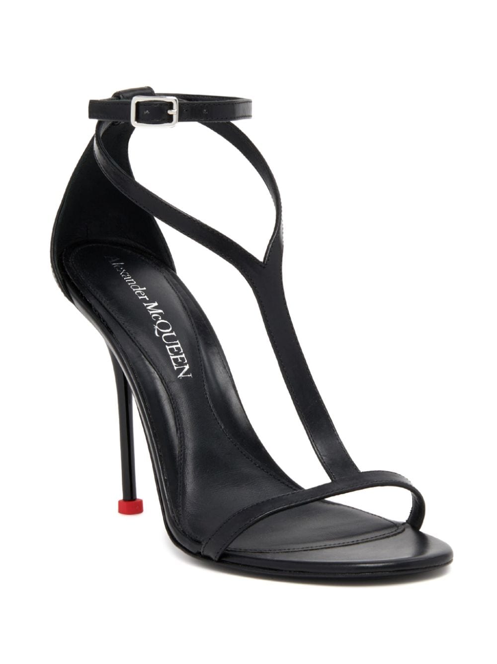 Alexander McQueen Harness 90mm leather sandals