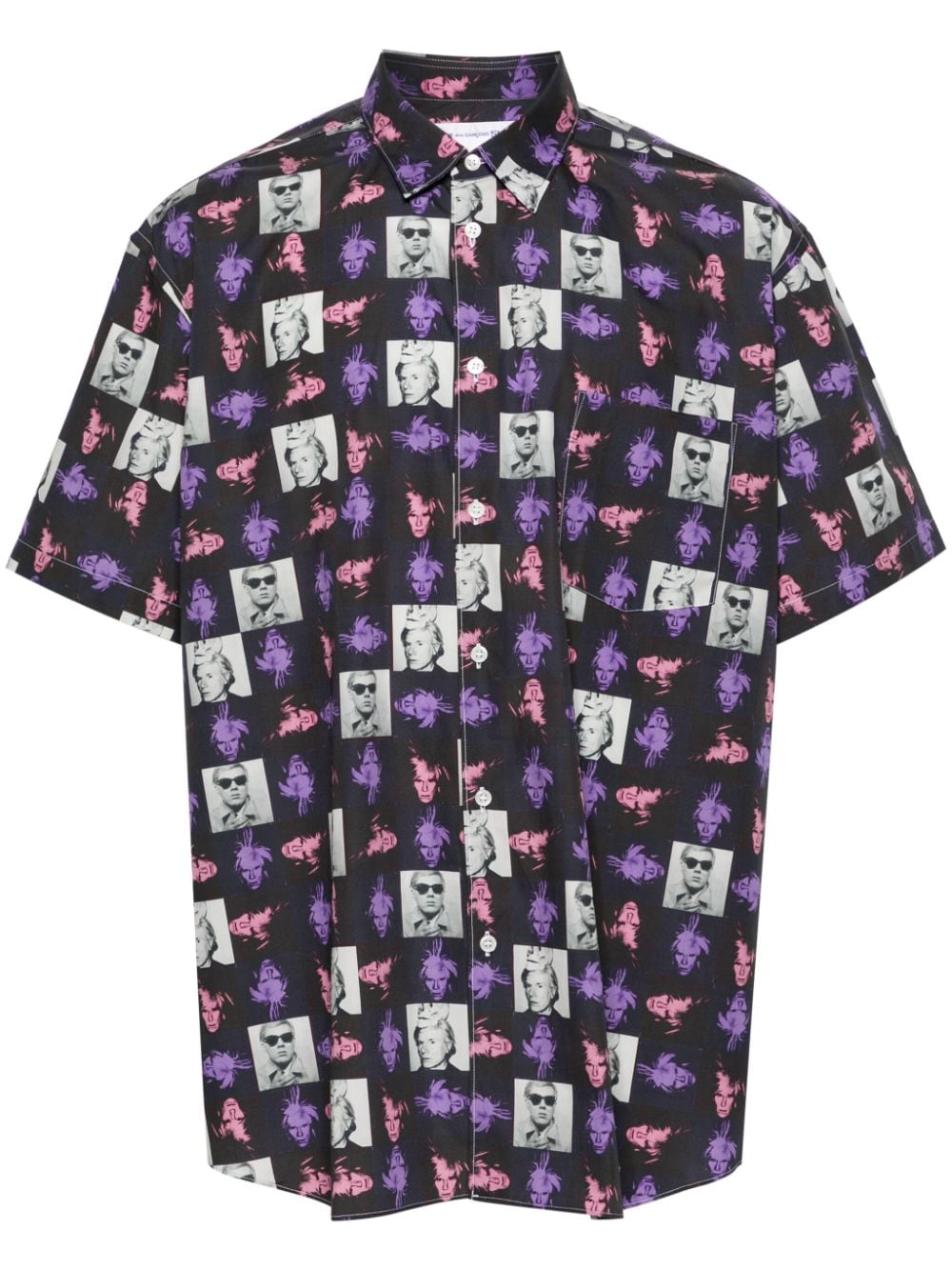 Comme Des Garcons Andy Warhol print shirt