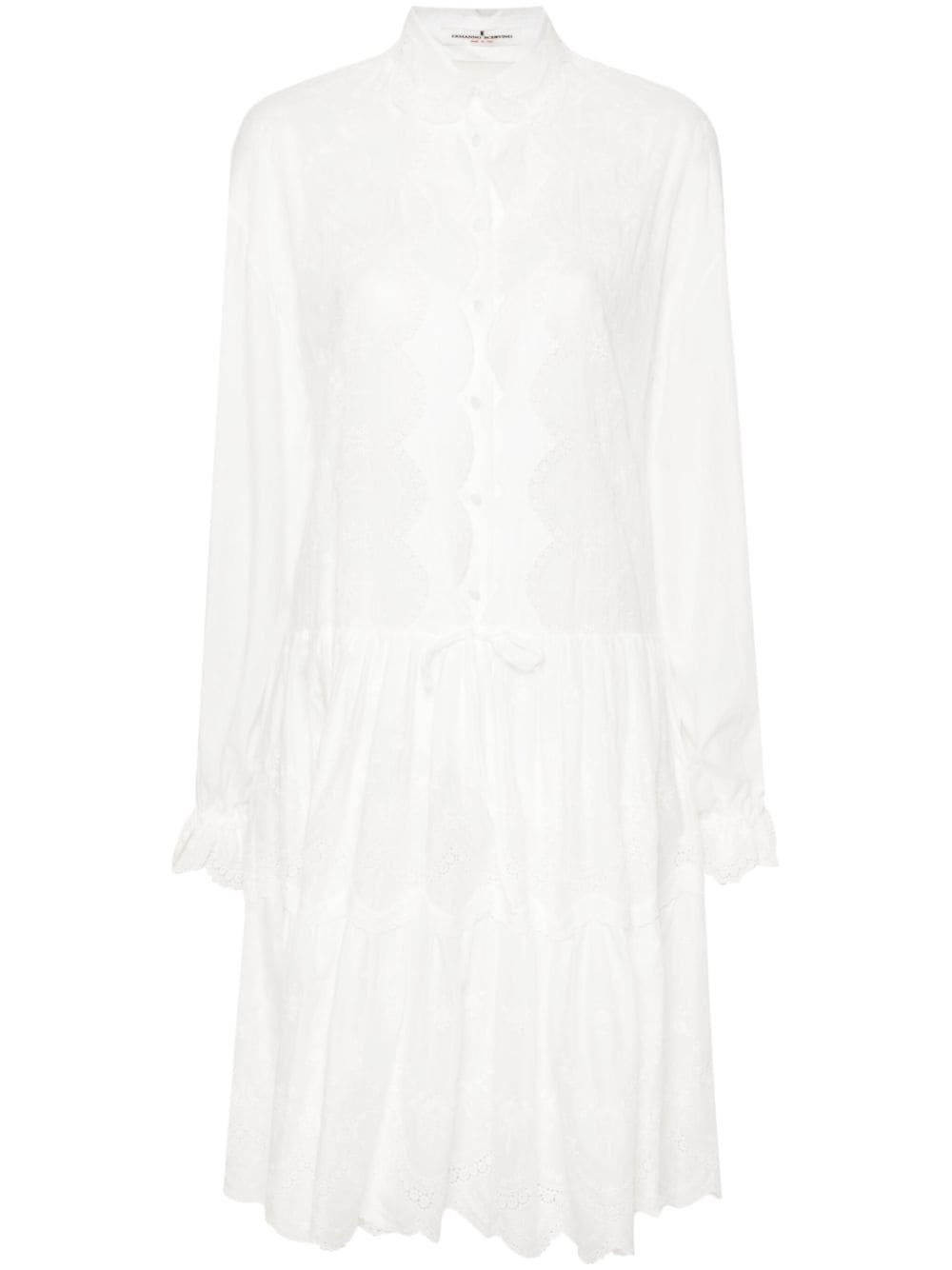 Ermanno Scervino Embroidered shirt dress