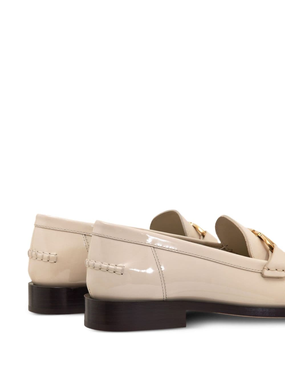 Ferragamo Gancini leather loafers