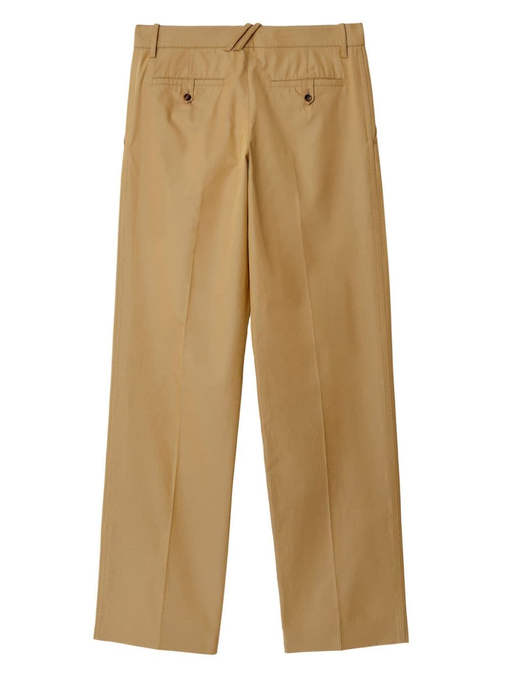 Burberry Straight-leg cotton trousers