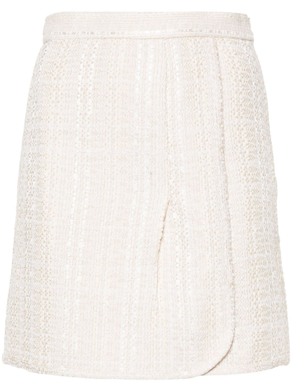 Iro Cotton blend wrapped skirt