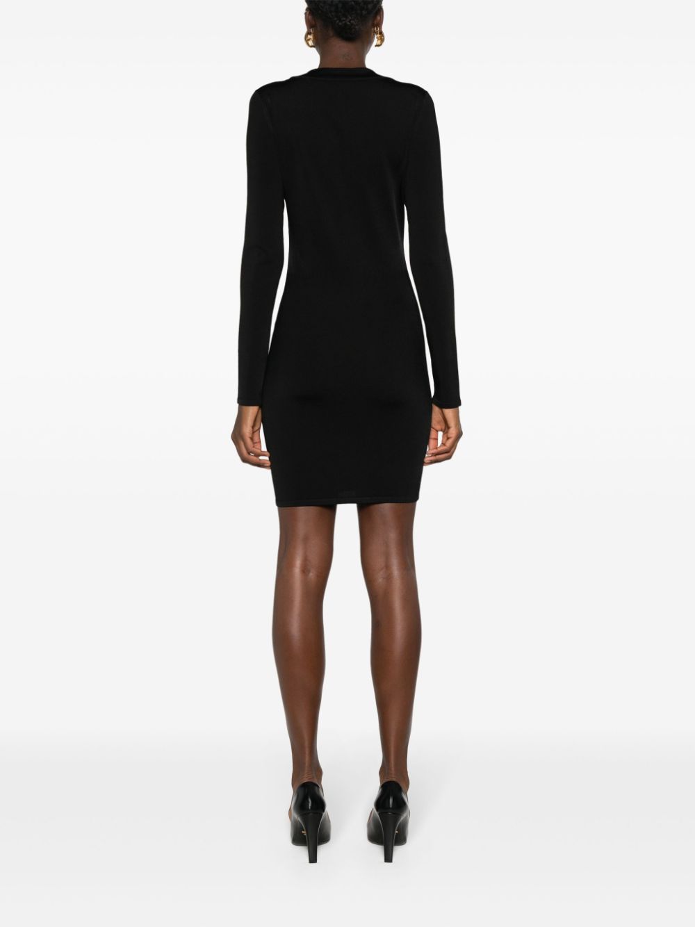 Saint Laurent Décolleté Mini Dress
