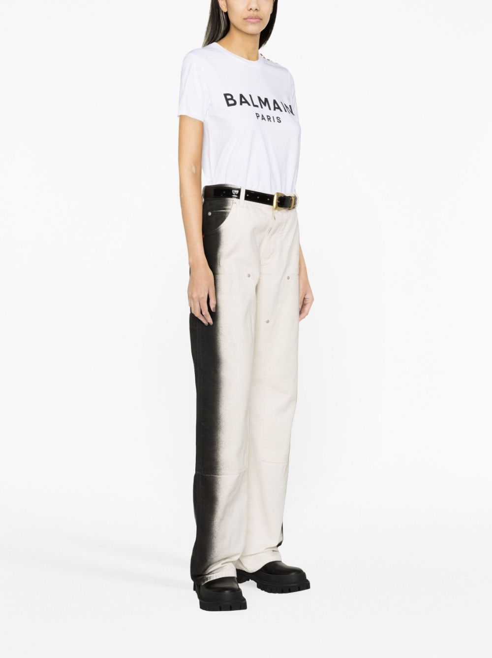 Balmain T-shirt with Balmain Paris print
