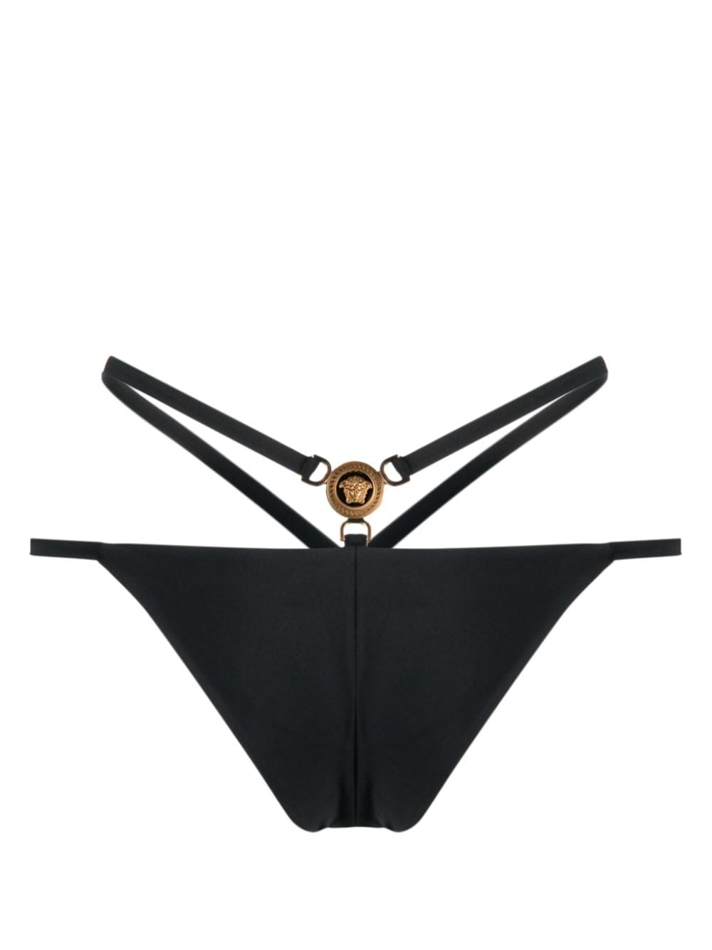 Versace Medusa-plaque strappy bikini bottoms