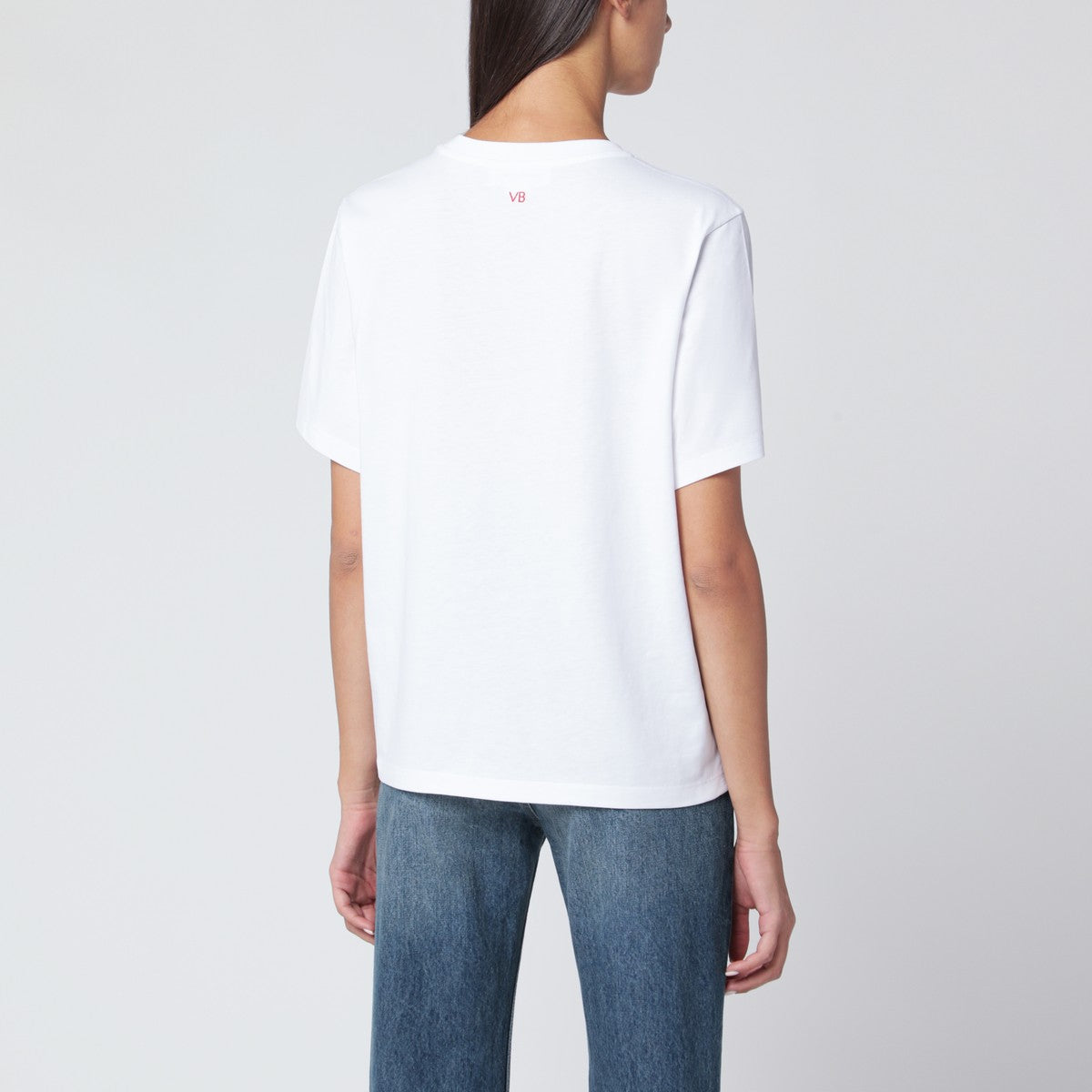 Victoria Beckham “I’m Joy” T-shirt in white cotton