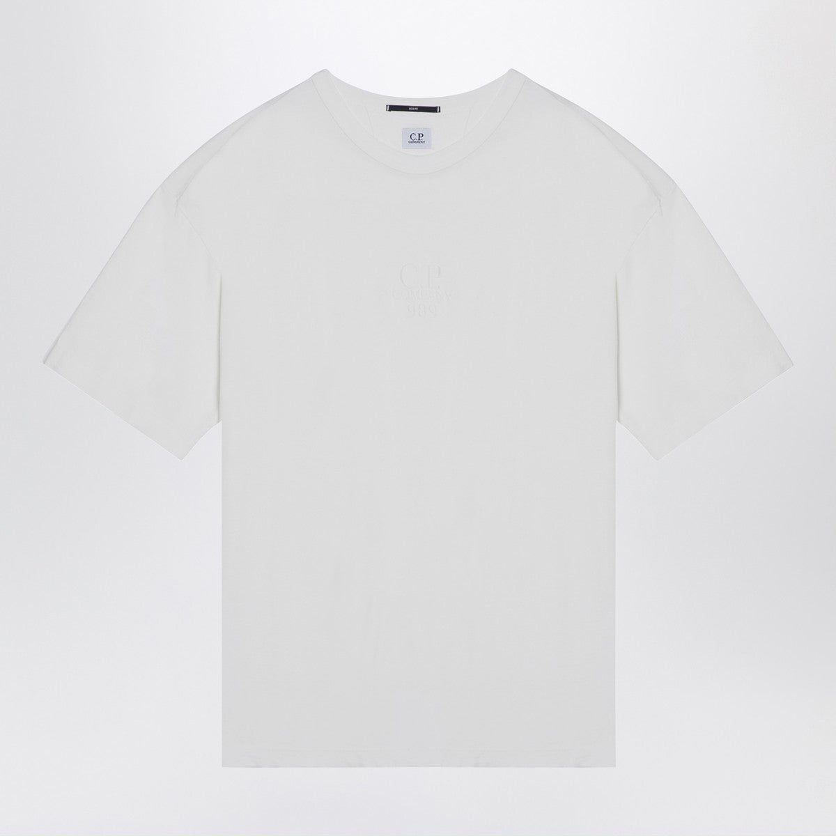 C.P. Company White cotton crew-neck t-shirt