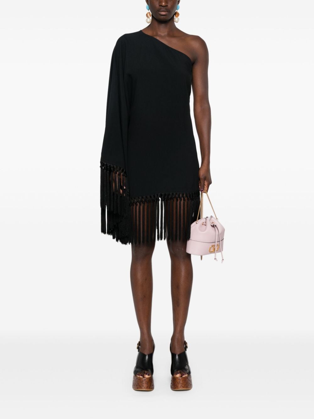 Taller Marmo Pre Piccolo Arno fringed short dress