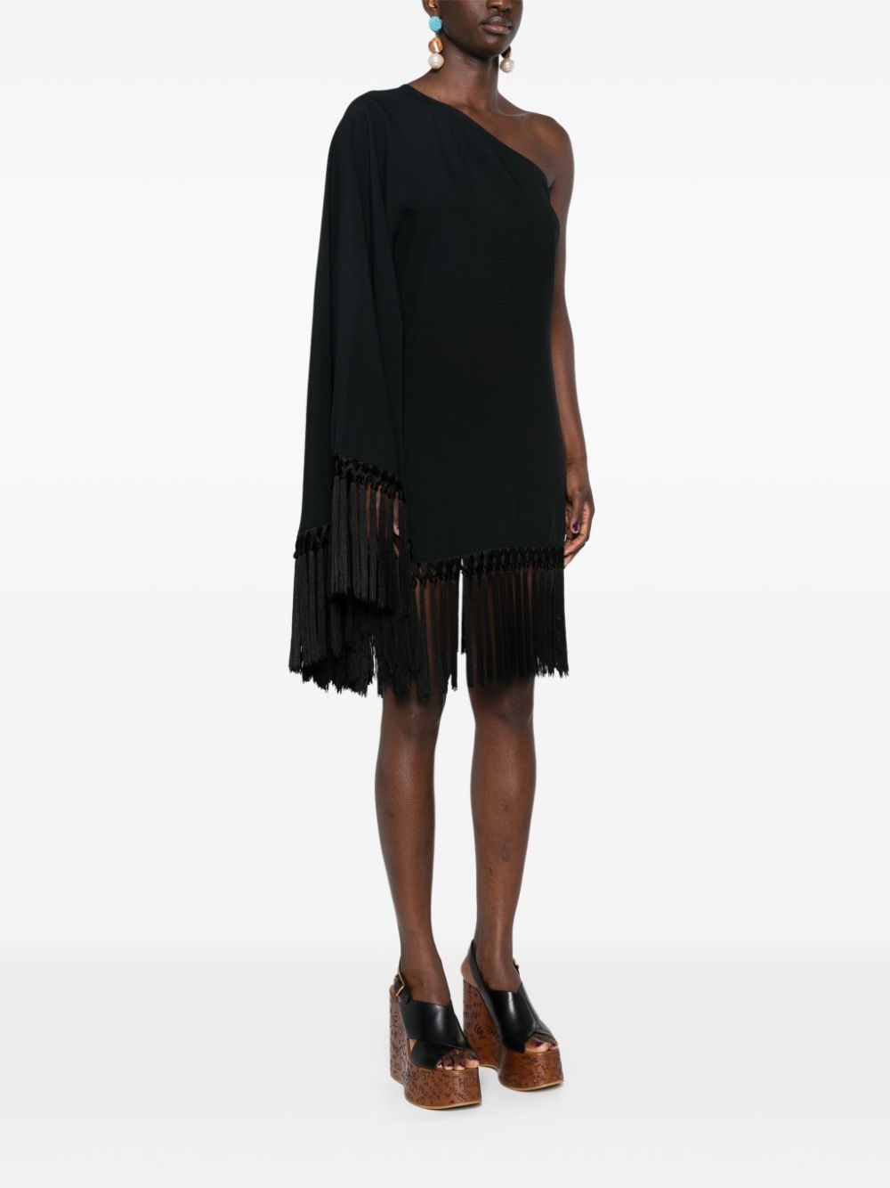 Taller Marmo Pre Piccolo Arno fringed short dress