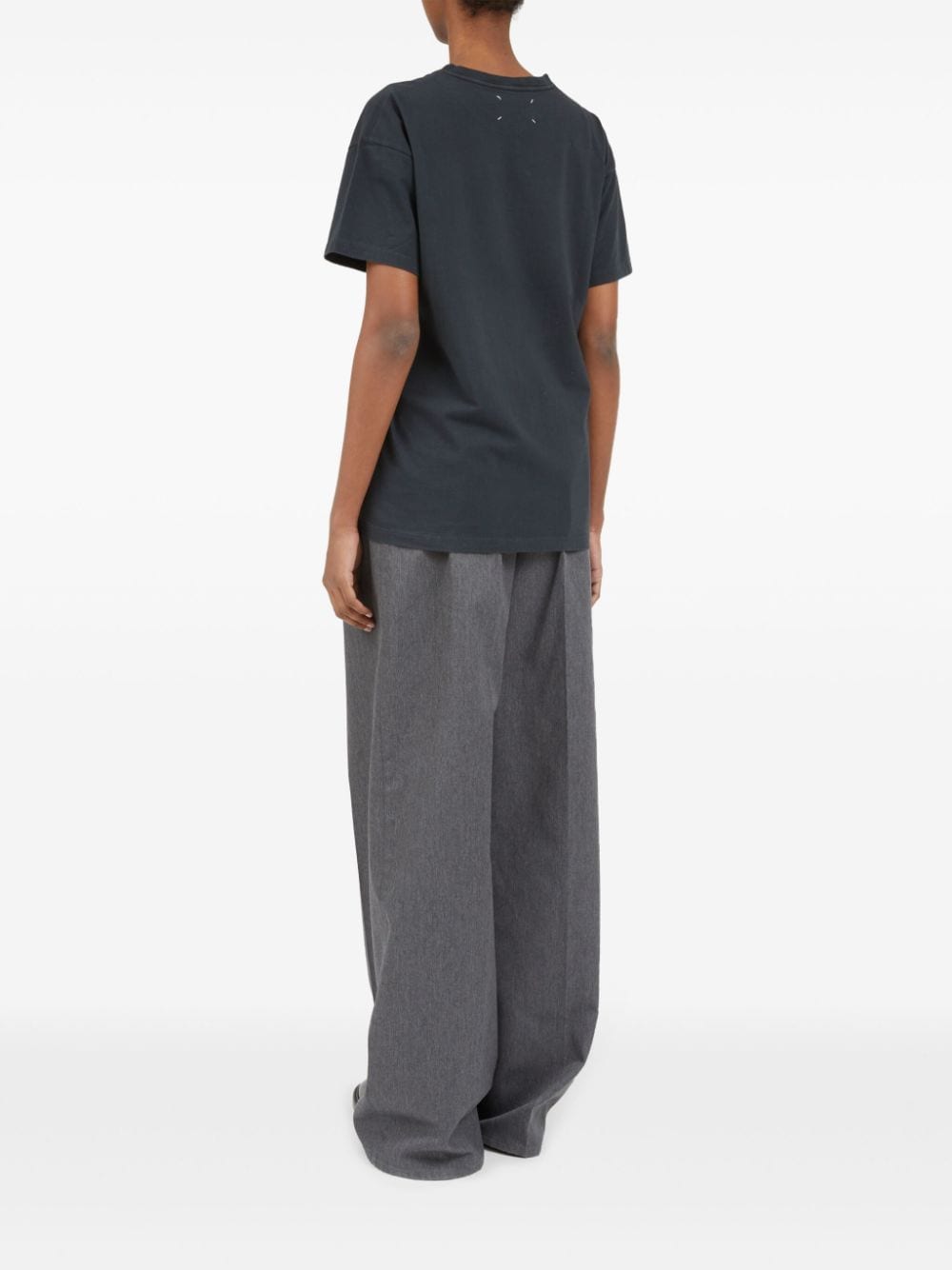 Maison Margiela Logo-embroidered cotton T-shirt