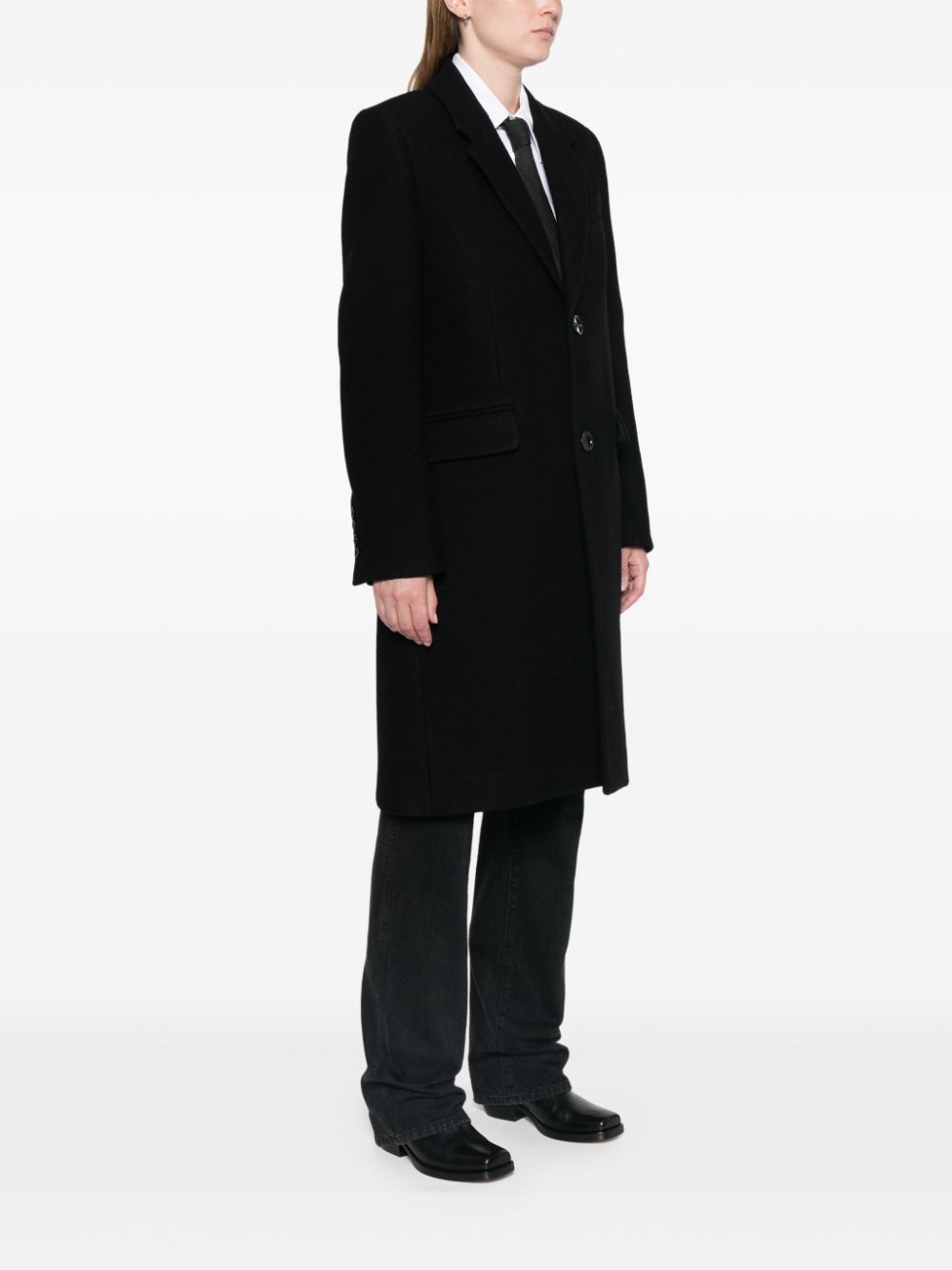 Ami Paris Wool single-breasted coat