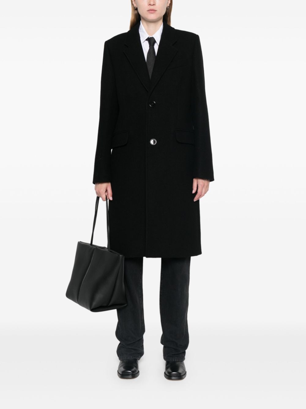 Ami Paris Wool single-breasted coat
