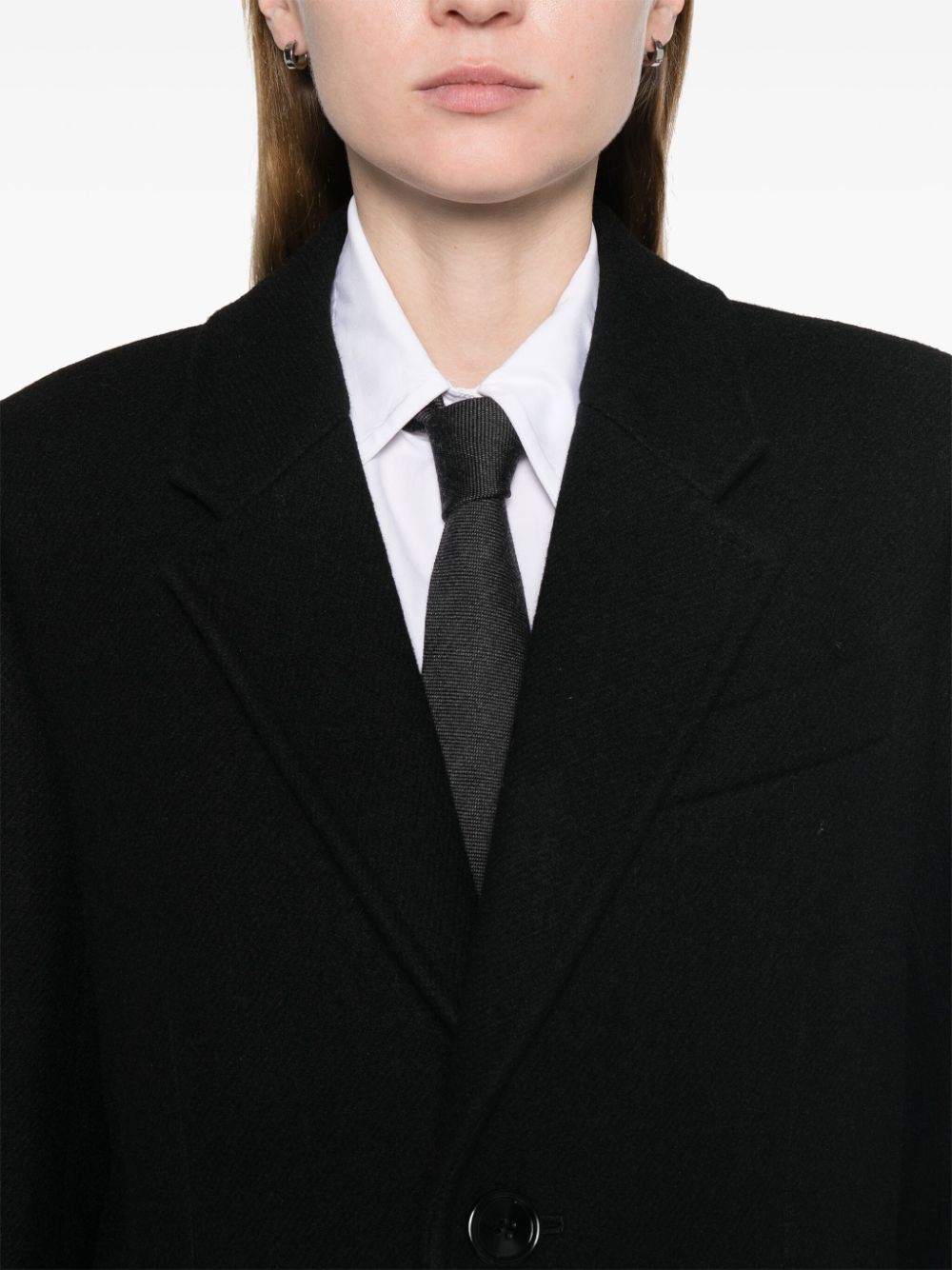 Ami Paris Wool single-breasted coat