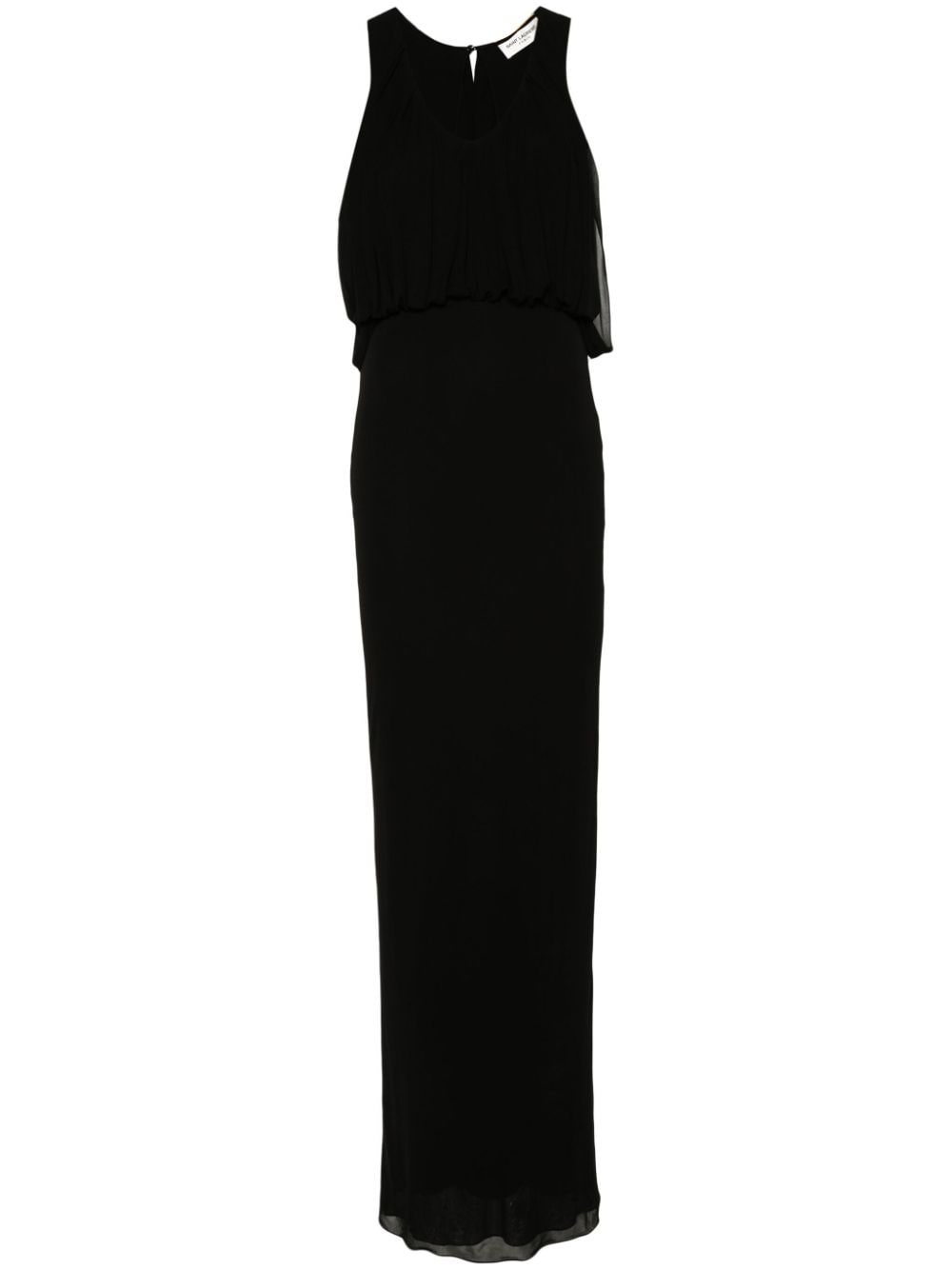 Saint Laurent draped maxi dress
