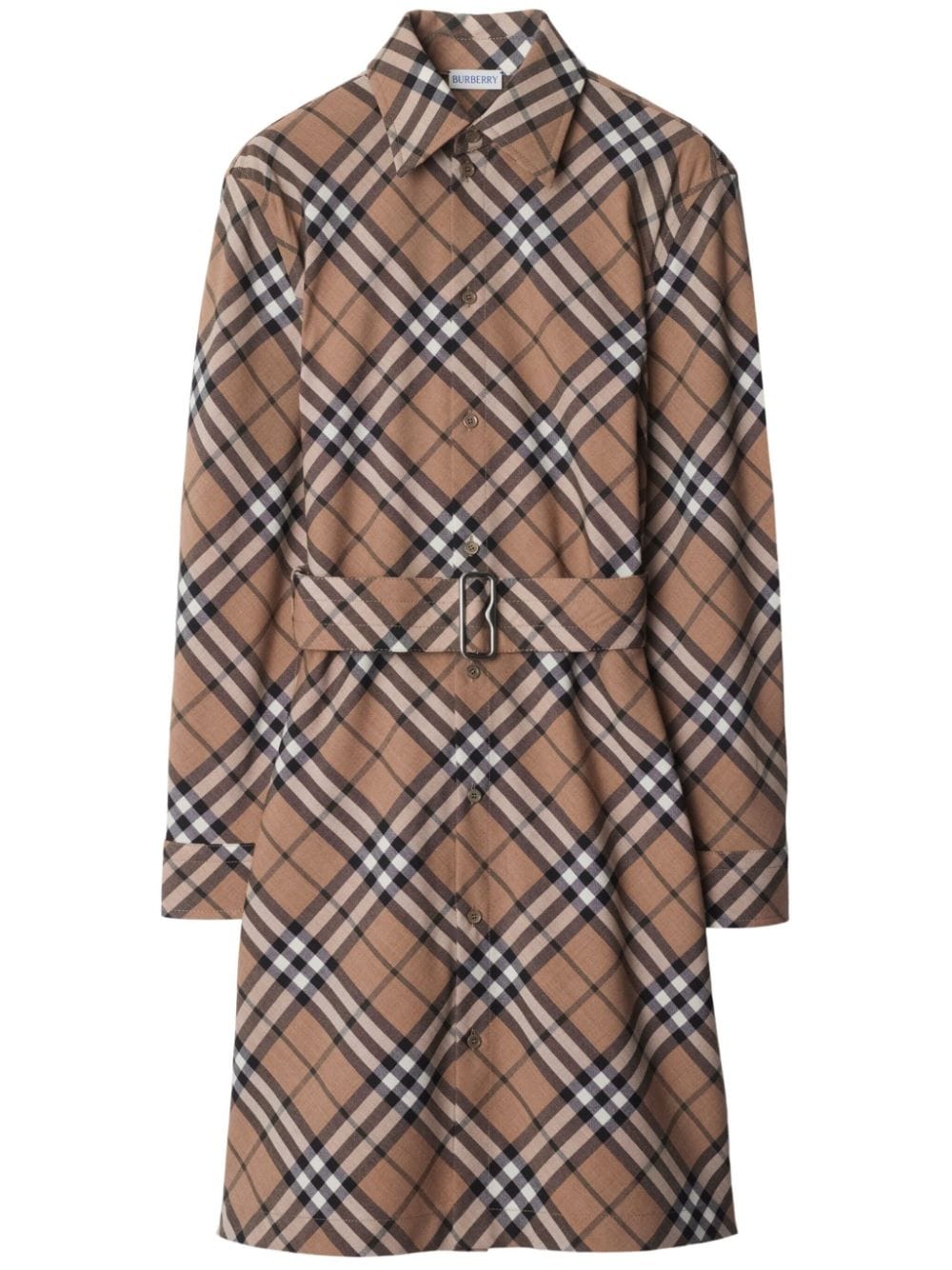 Burberry Checked shirt dress
