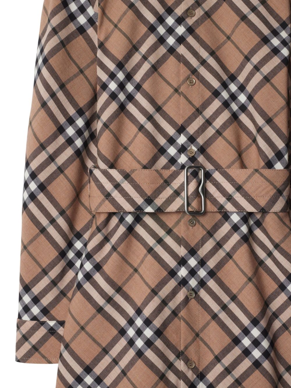 Burberry Checked shirt dress