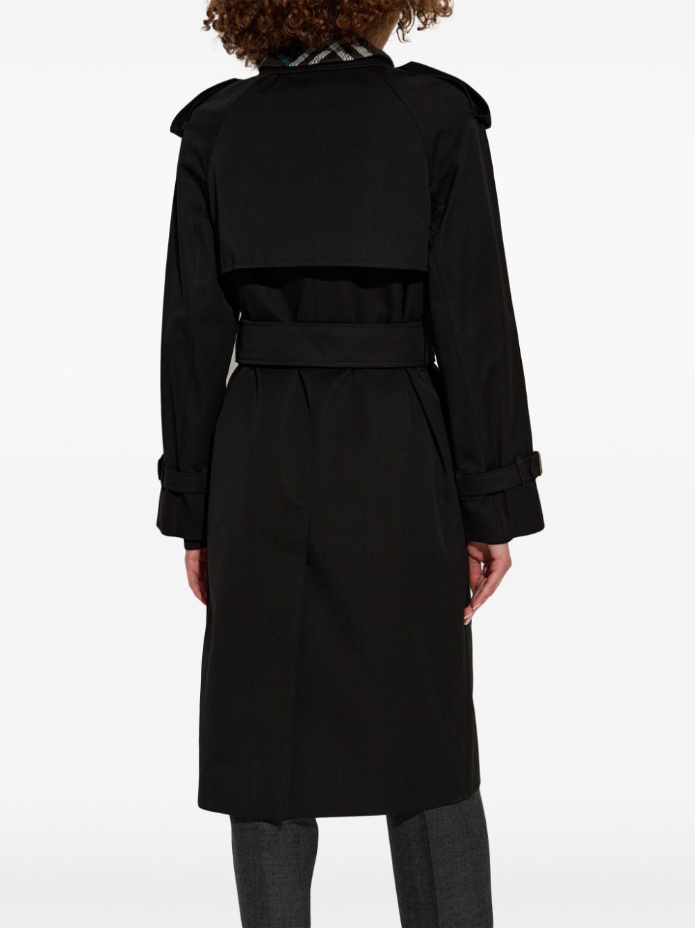 Burberry detachable-collar trench coat
