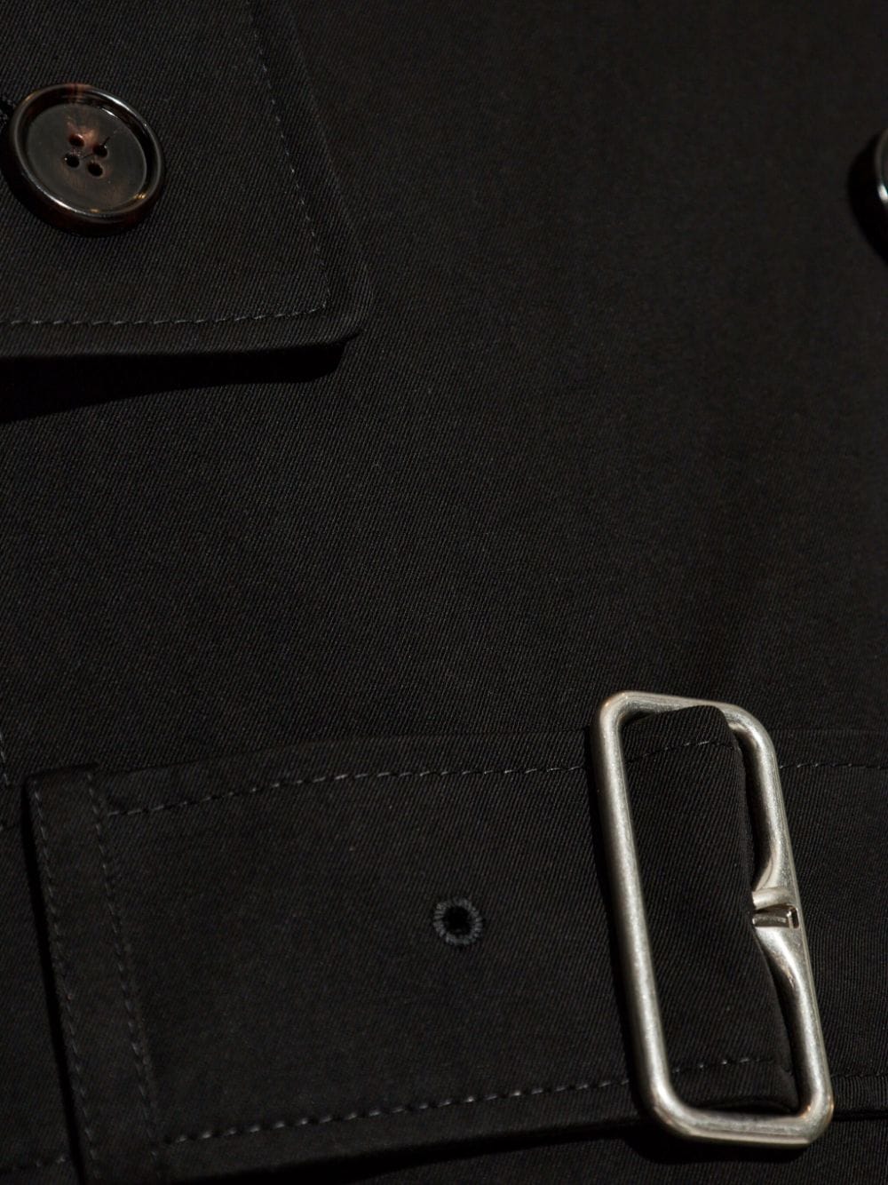 Burberry detachable-collar trench coat