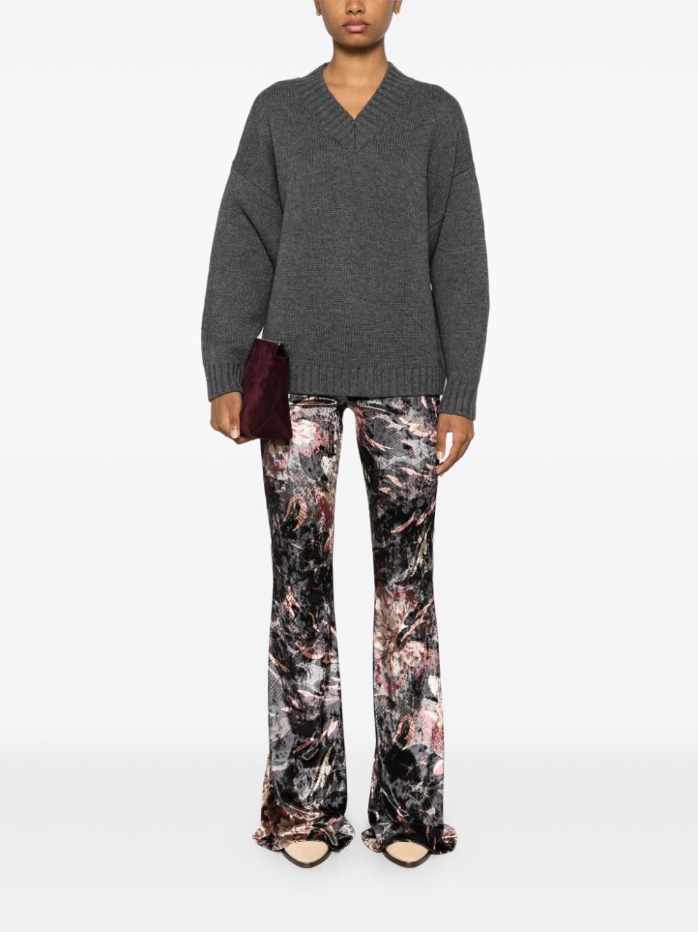 Etro Floral-print trousers