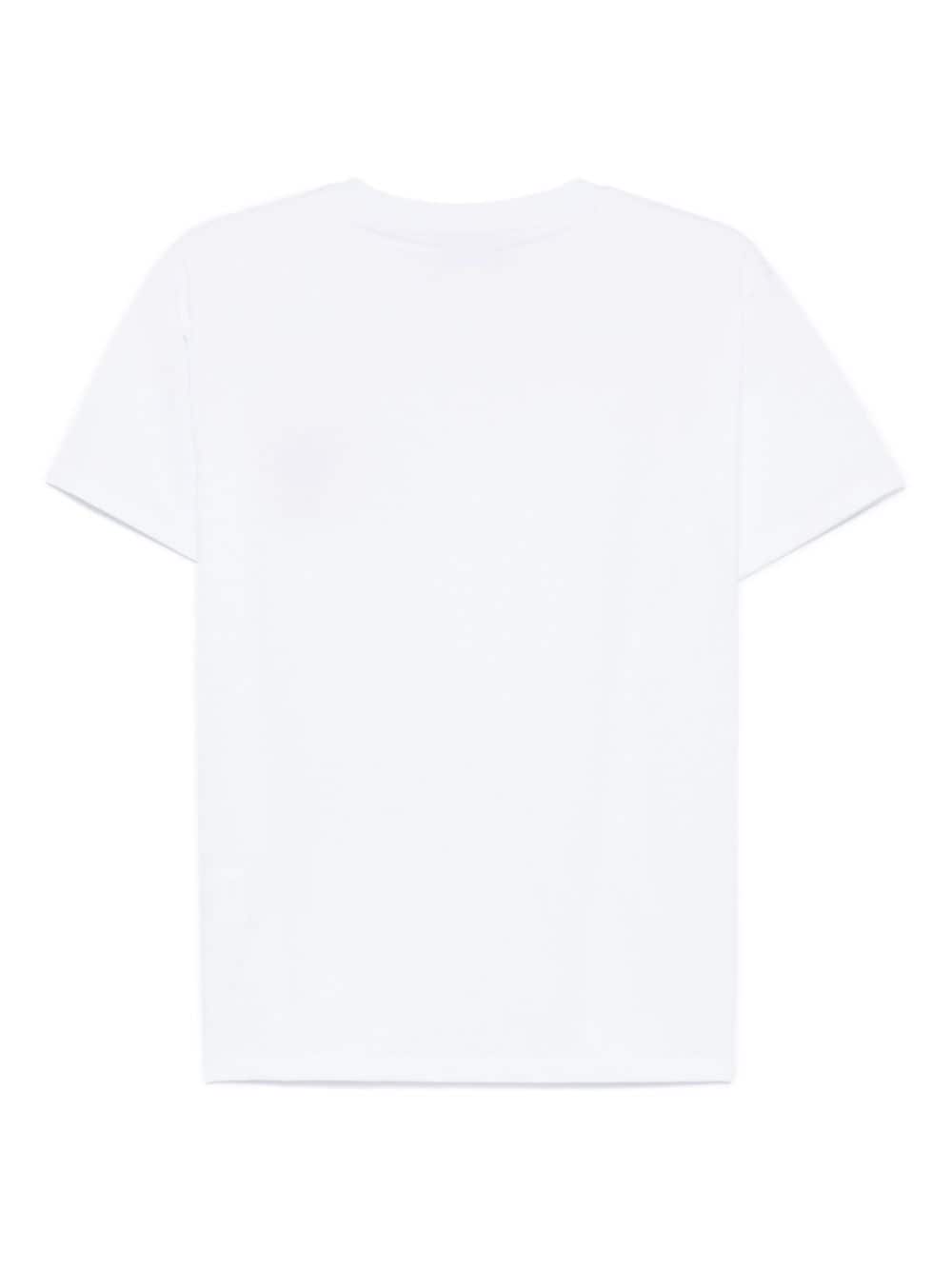 Alessandro Enriquez Embroidered cotton t-shirt