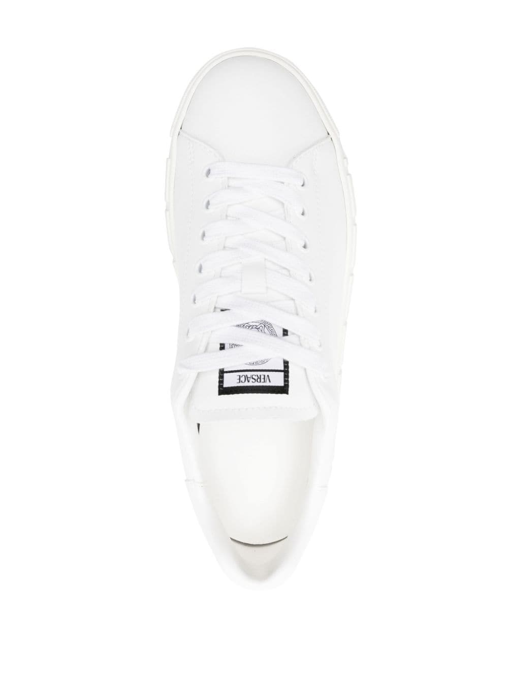 Versace greca faux leather sneakers
