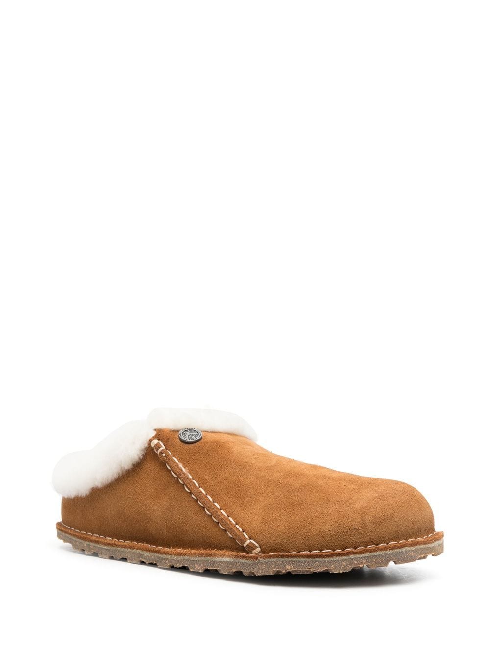 Birkenstock Zermatt suede leather slippers