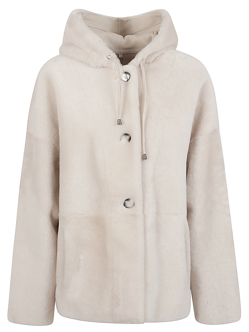 Enes Fur hooded jacket