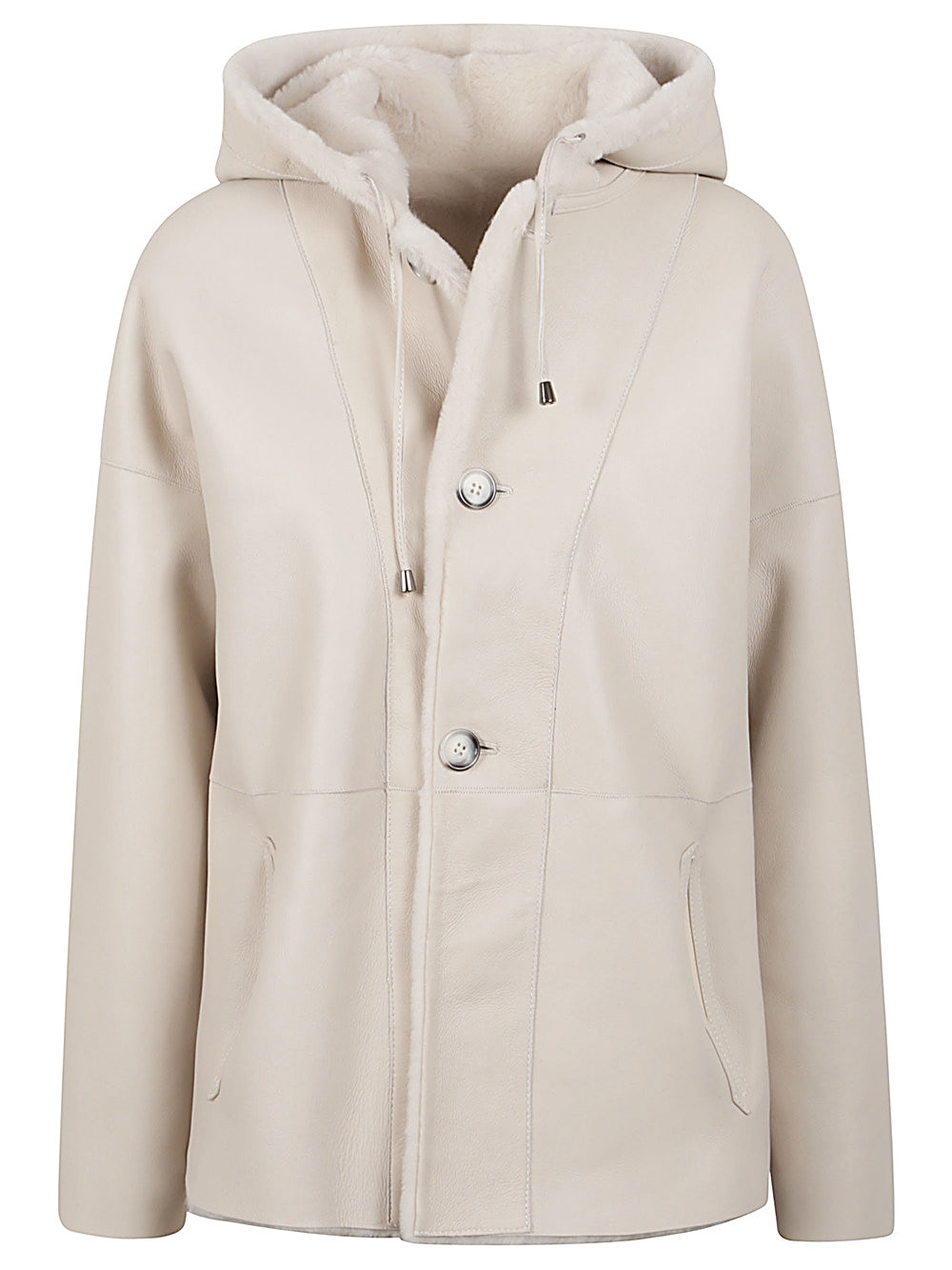 Enes Fur hooded jacket
