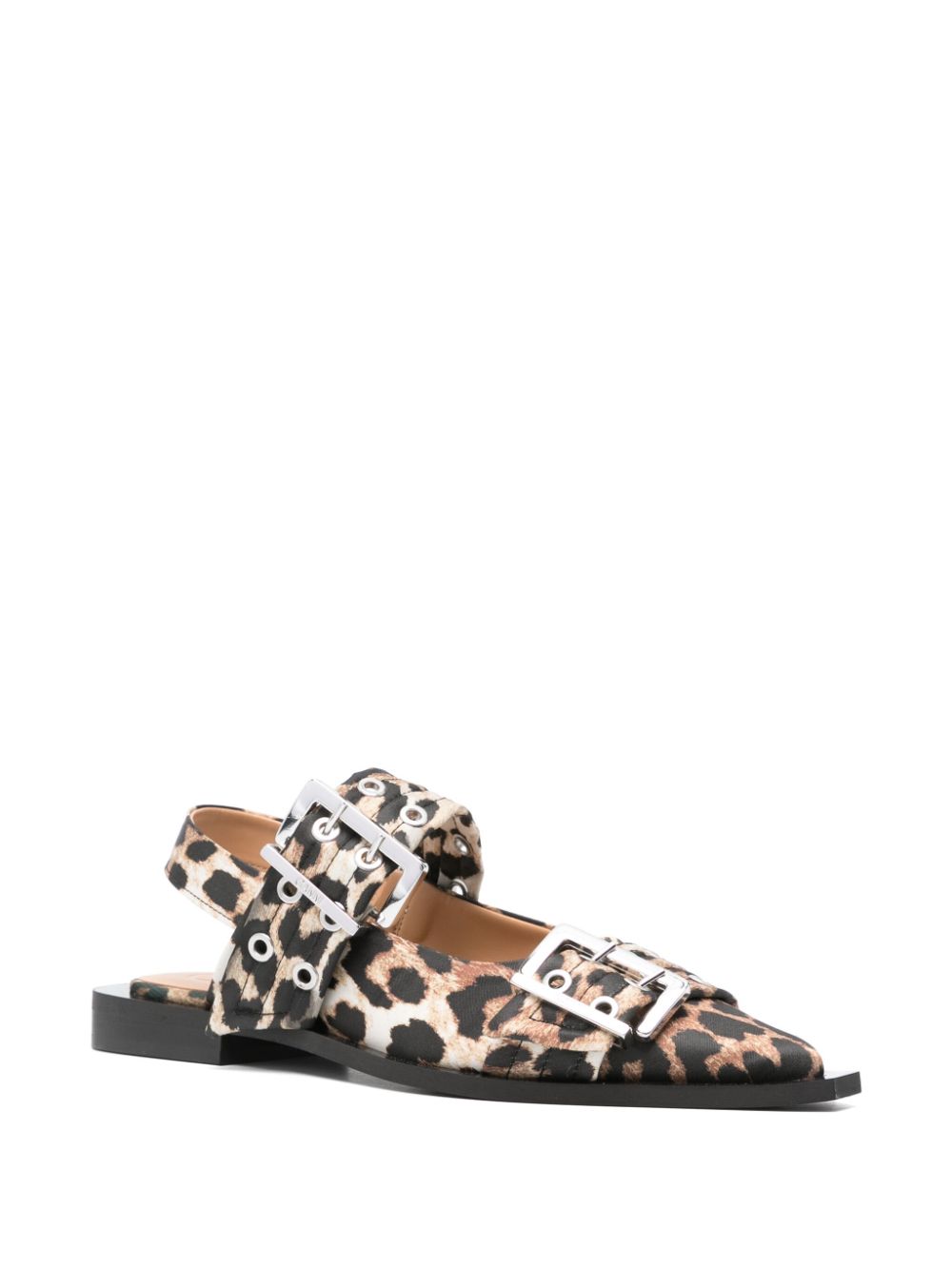 Ganni Printed Ballerinas