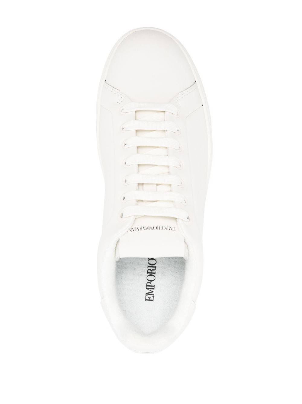 Emporio Armani logo print lace-up sneaker