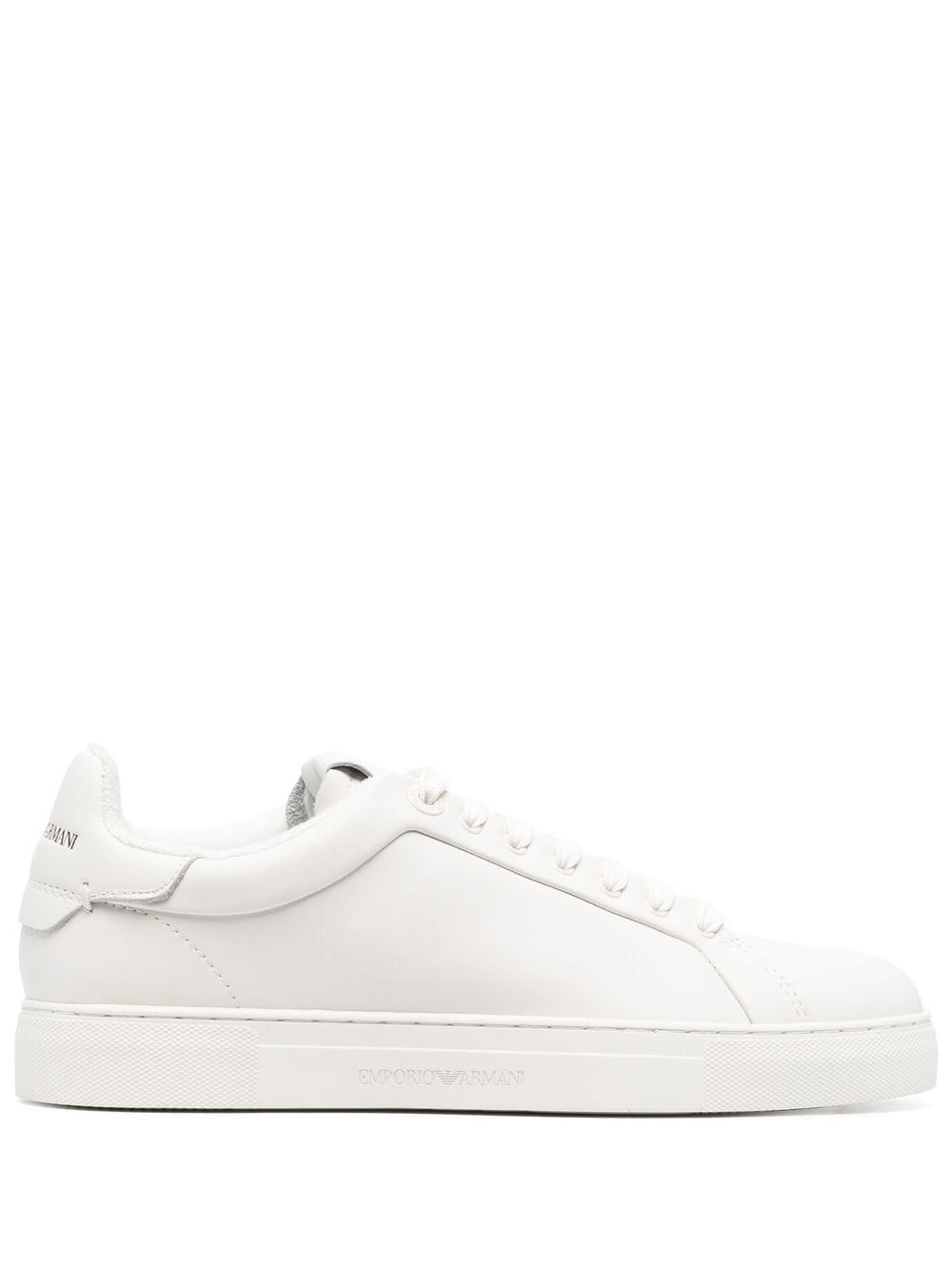 Emporio Armani logo print lace-up sneaker