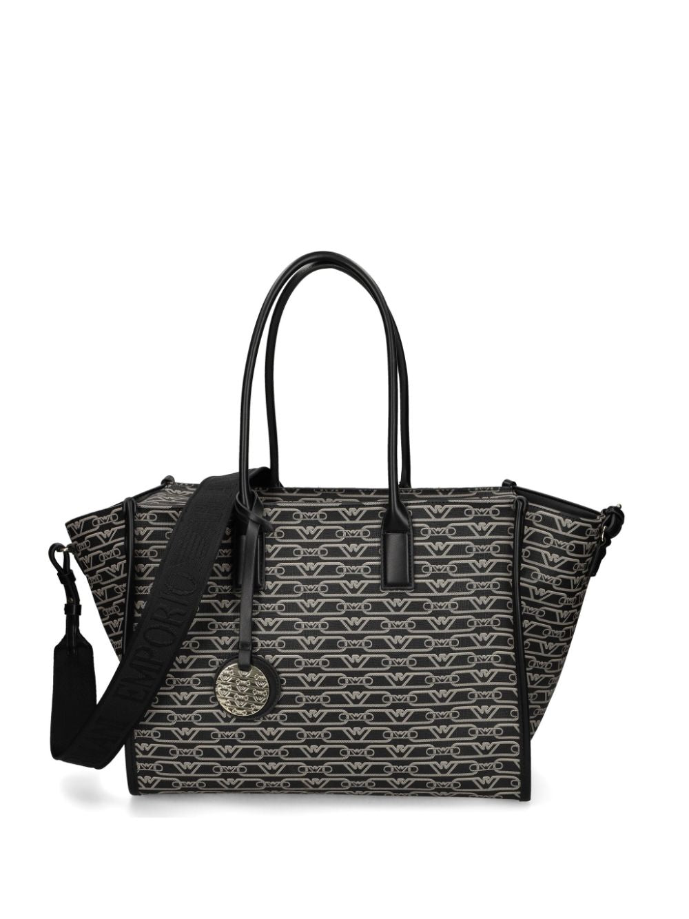 Emporio Armani Jacquard-logo-motif Tote Bag