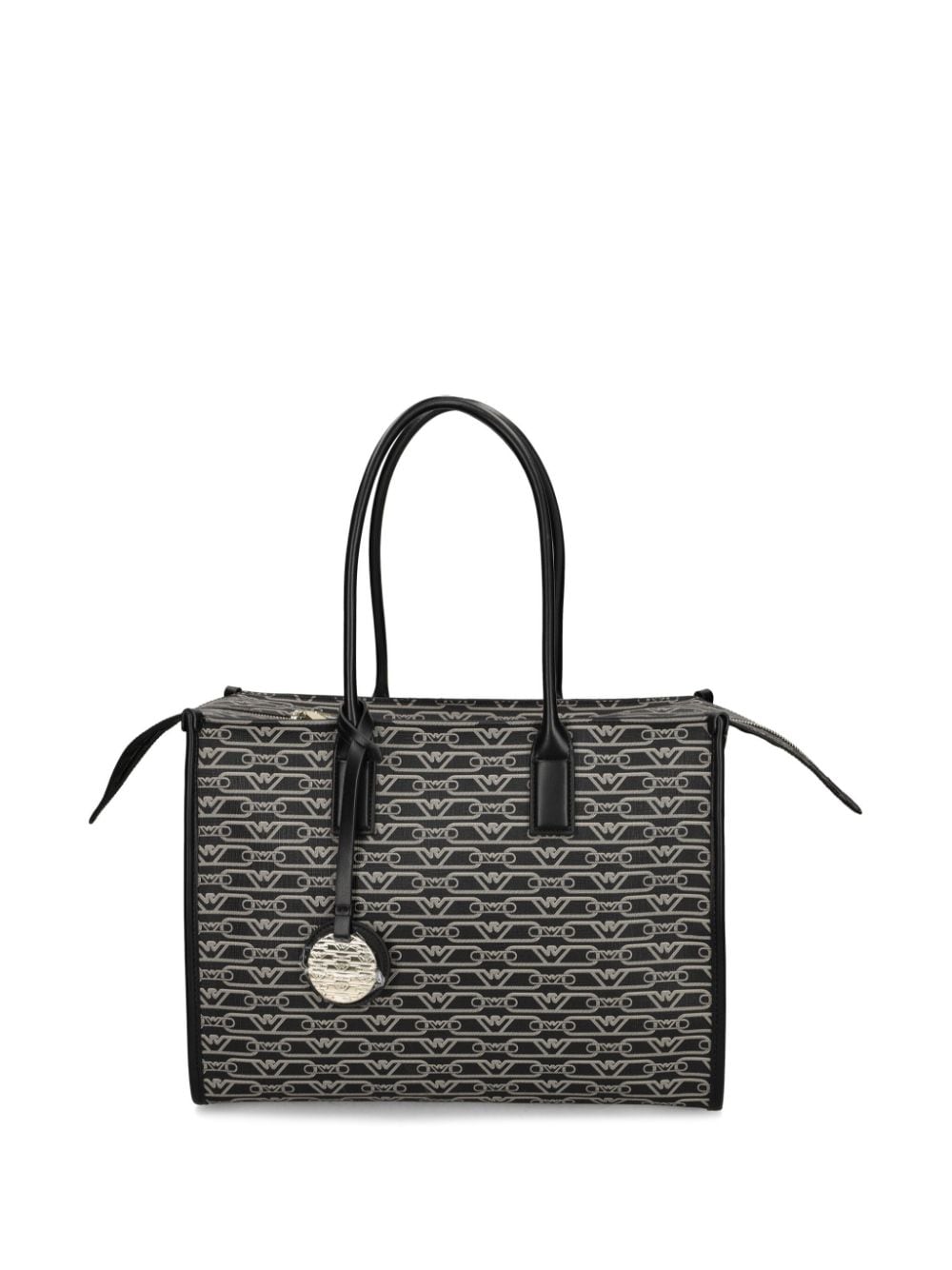 Emporio Armani Jacquard-logo-motif Tote Bag