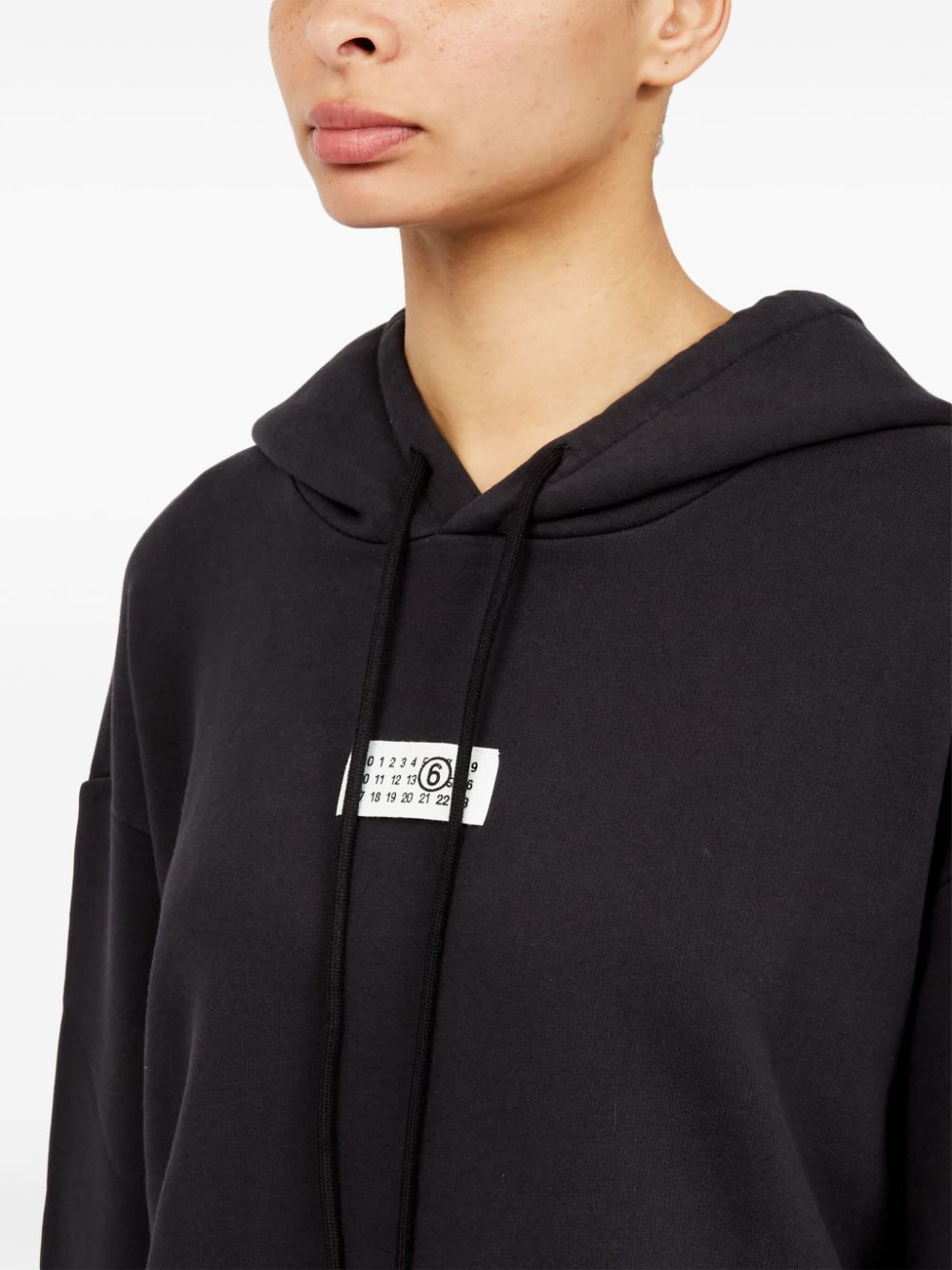 MM6 Maison Margiela Logo cotton hoodie