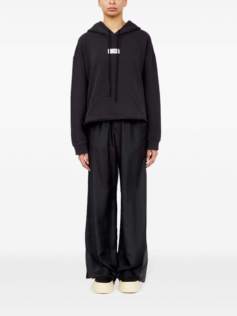 MM6 Maison Margiela Logo cotton hoodie