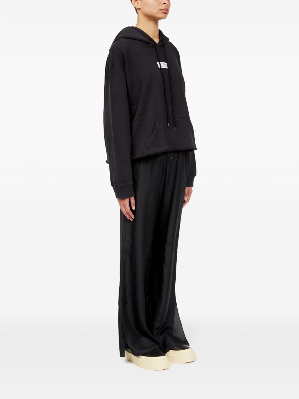 MM6 Maison Margiela Logo cotton hoodie
