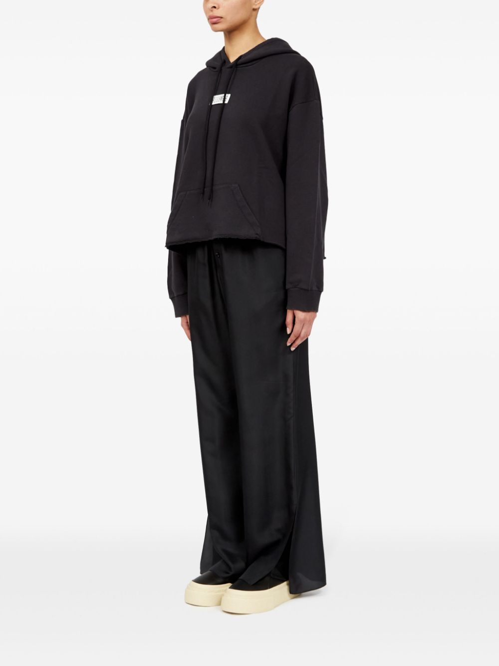 MM6 Maison Margiela Logo cotton hoodie