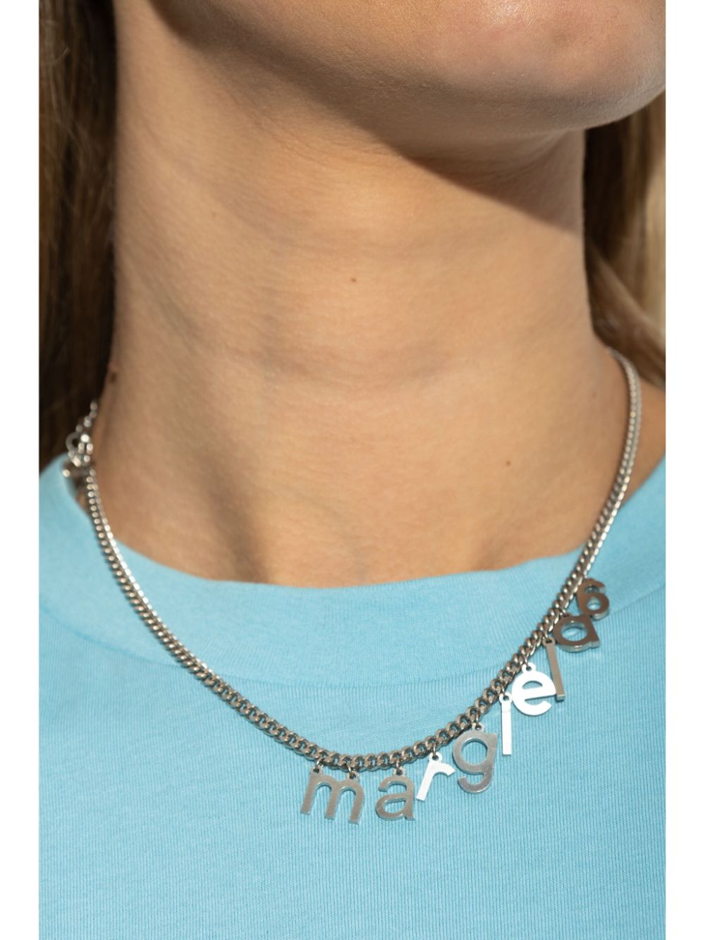 MM6 Maison Margiela logo-lettering necklace