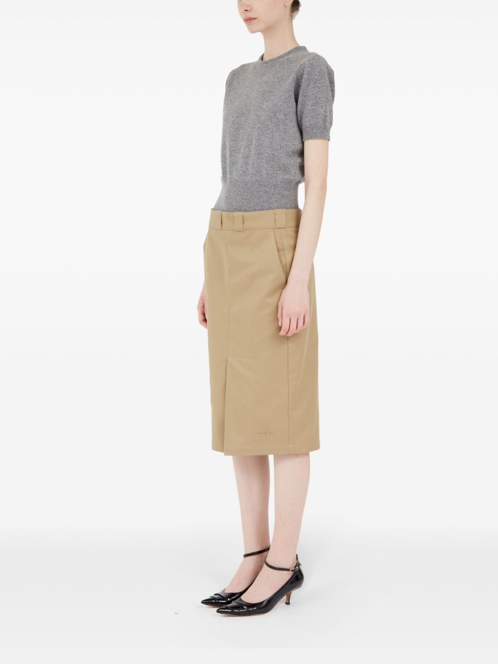 Maison Margiela High-rise midi skirt
