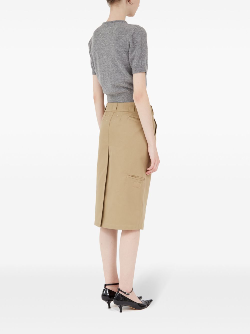 Maison Margiela High-rise midi skirt