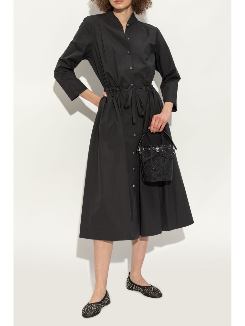 Tory Burch crystal embellished ballerina shoes