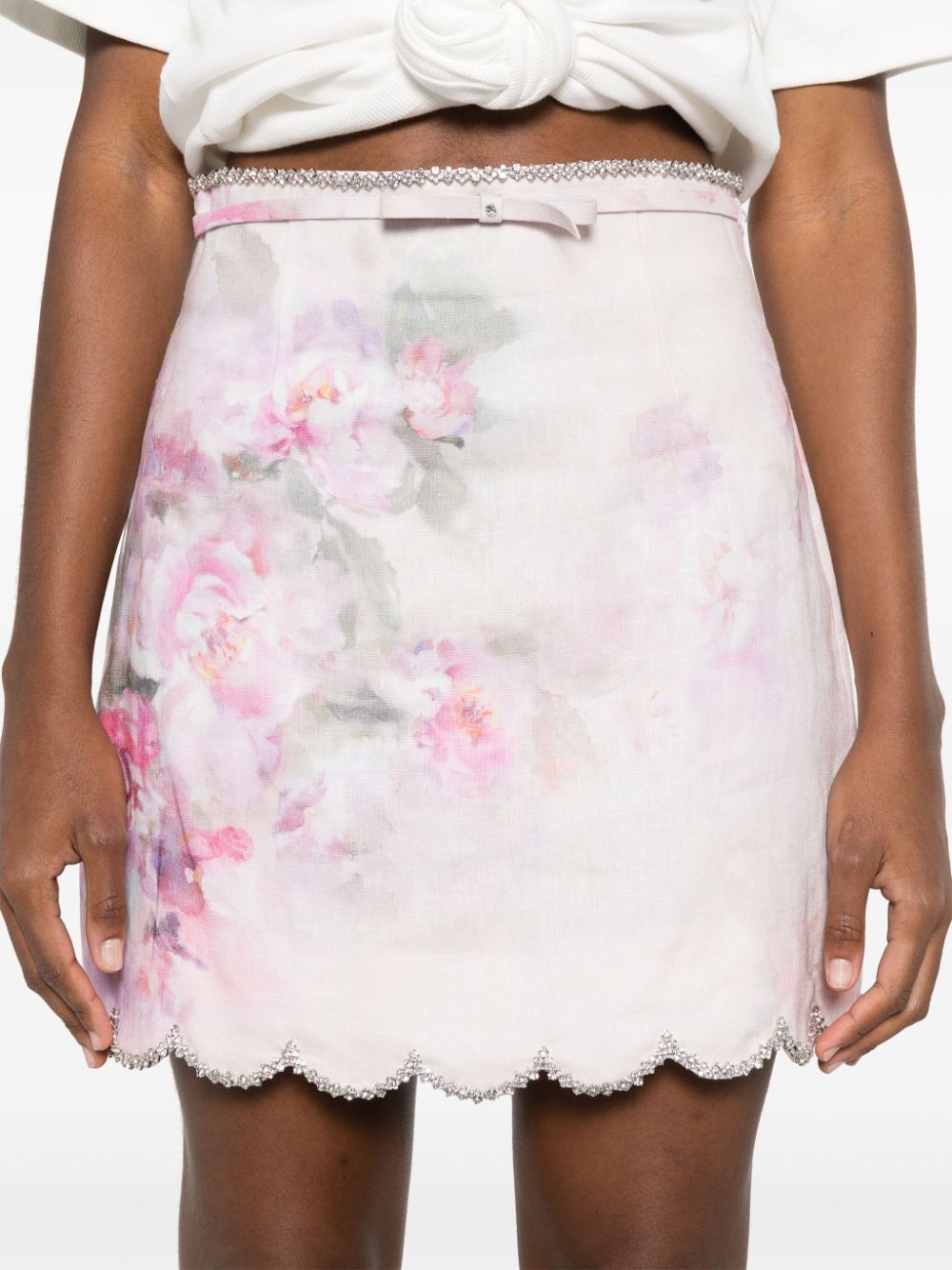 Zimmermann Crush Mini Skirt