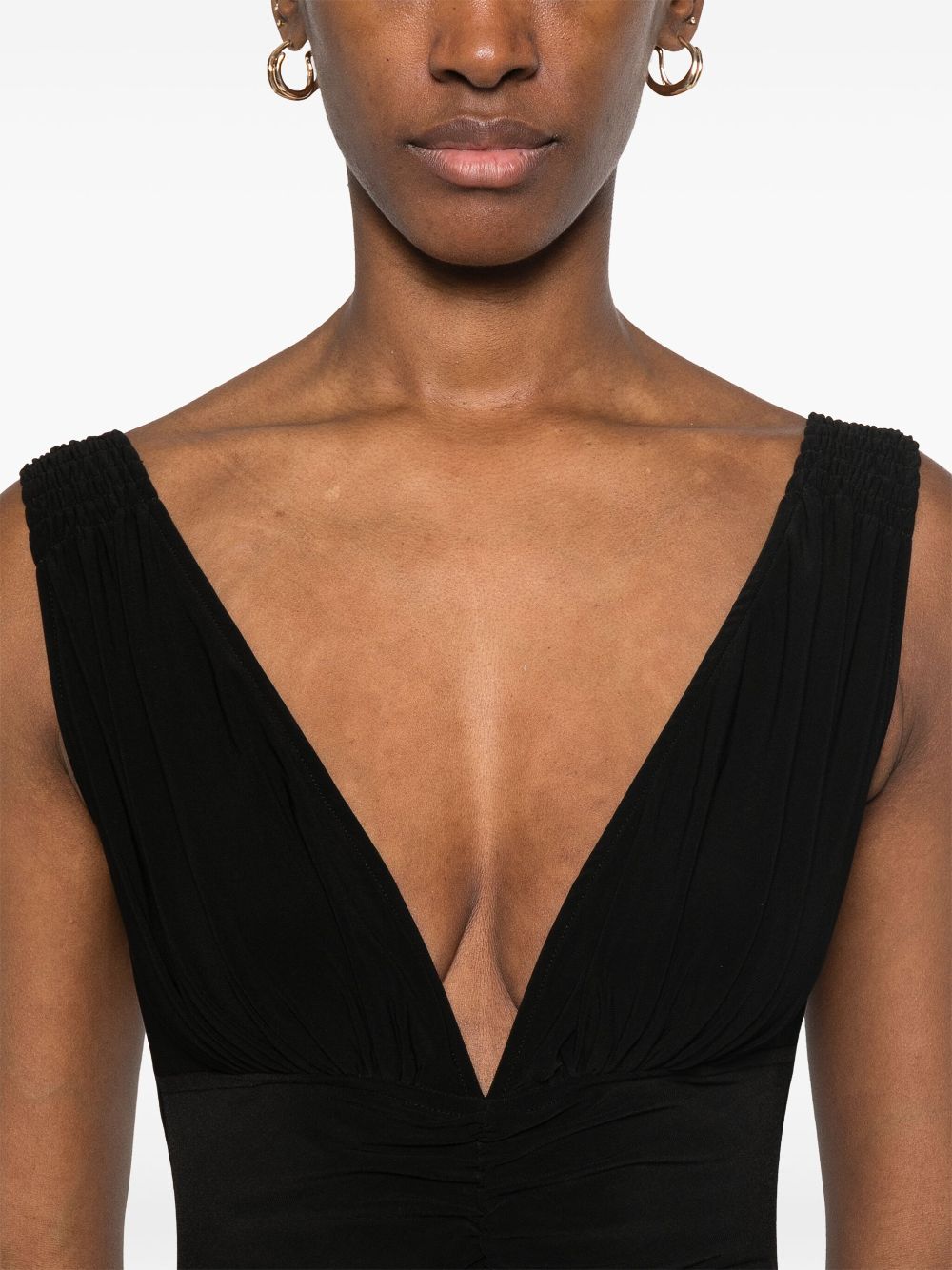 Norma Kamali V-necked bodysuit