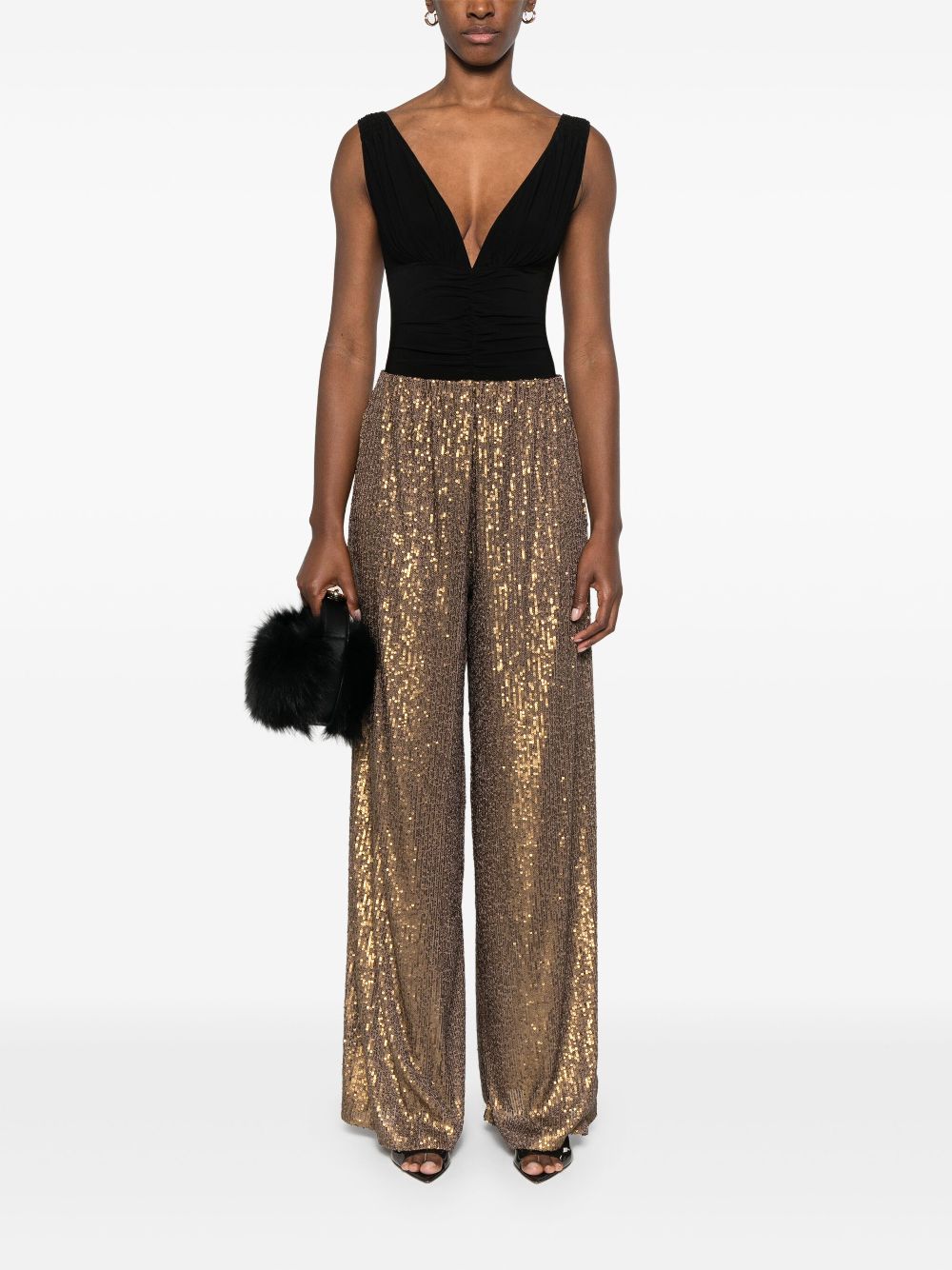 Norma Kamali V-necked bodysuit