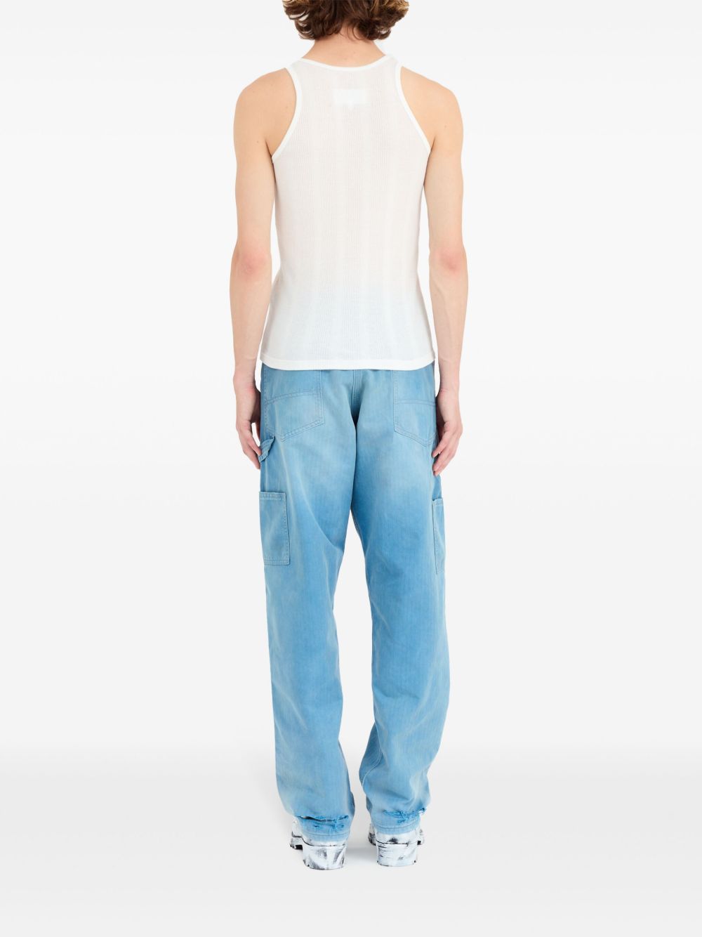 Maison Margiela Fancy ribbed tank top