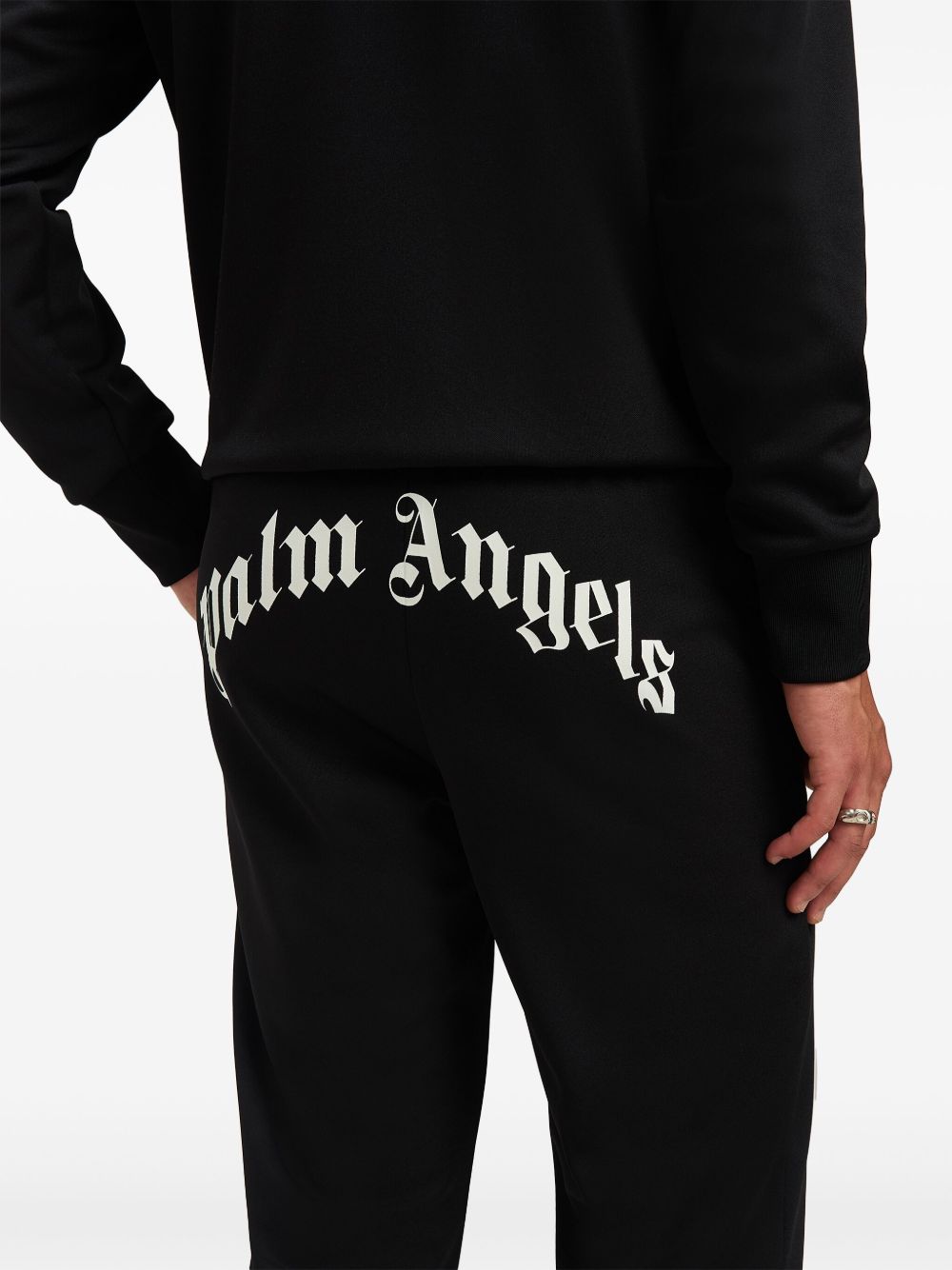 Palm Angels curved logo track pants