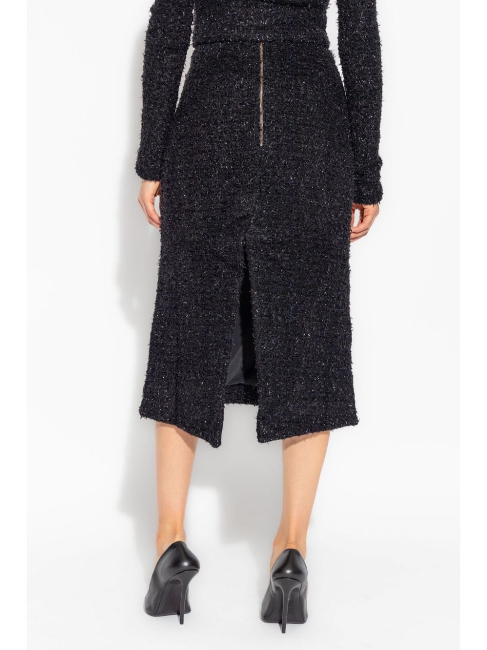 Balenciaga Tweed midi skirt