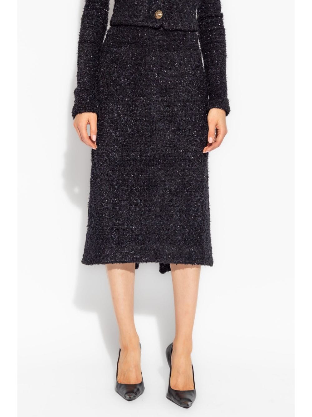 Balenciaga Tweed midi skirt