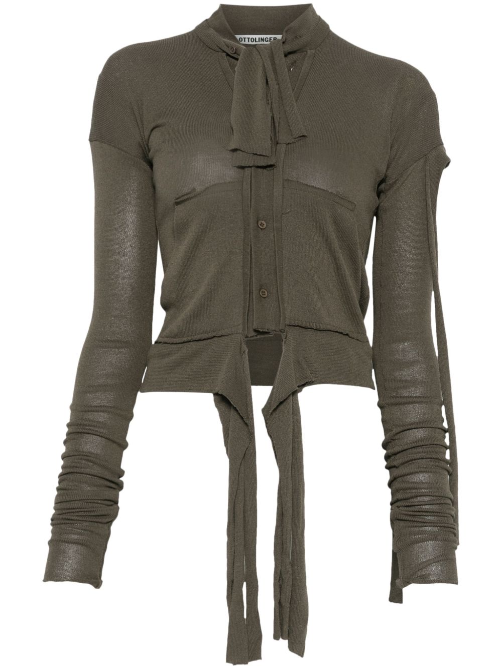 Ottolinger deconstructed cardigan